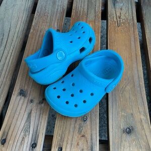 Crocs Classic Clog Blue Toddler Size 7